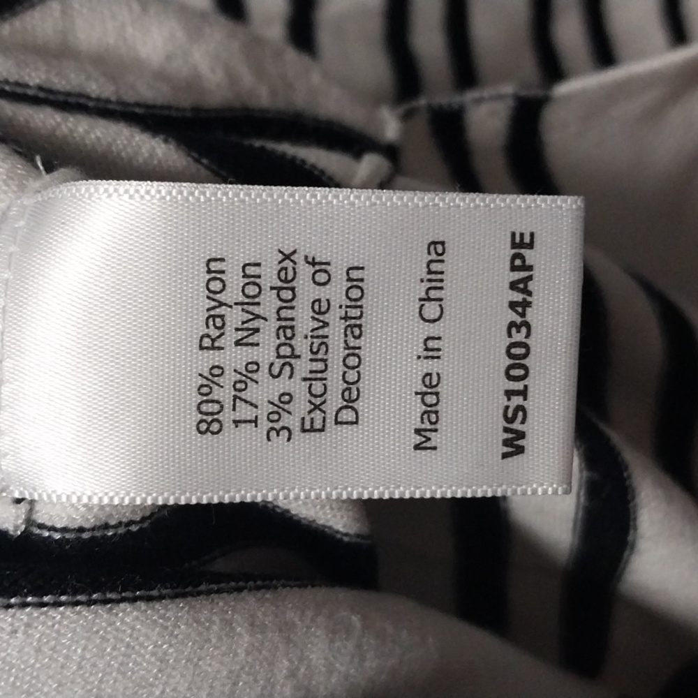 Market & Spruce Black and White Crewneck Sweater With Elbow Patches PXL - Picture 4 of 7